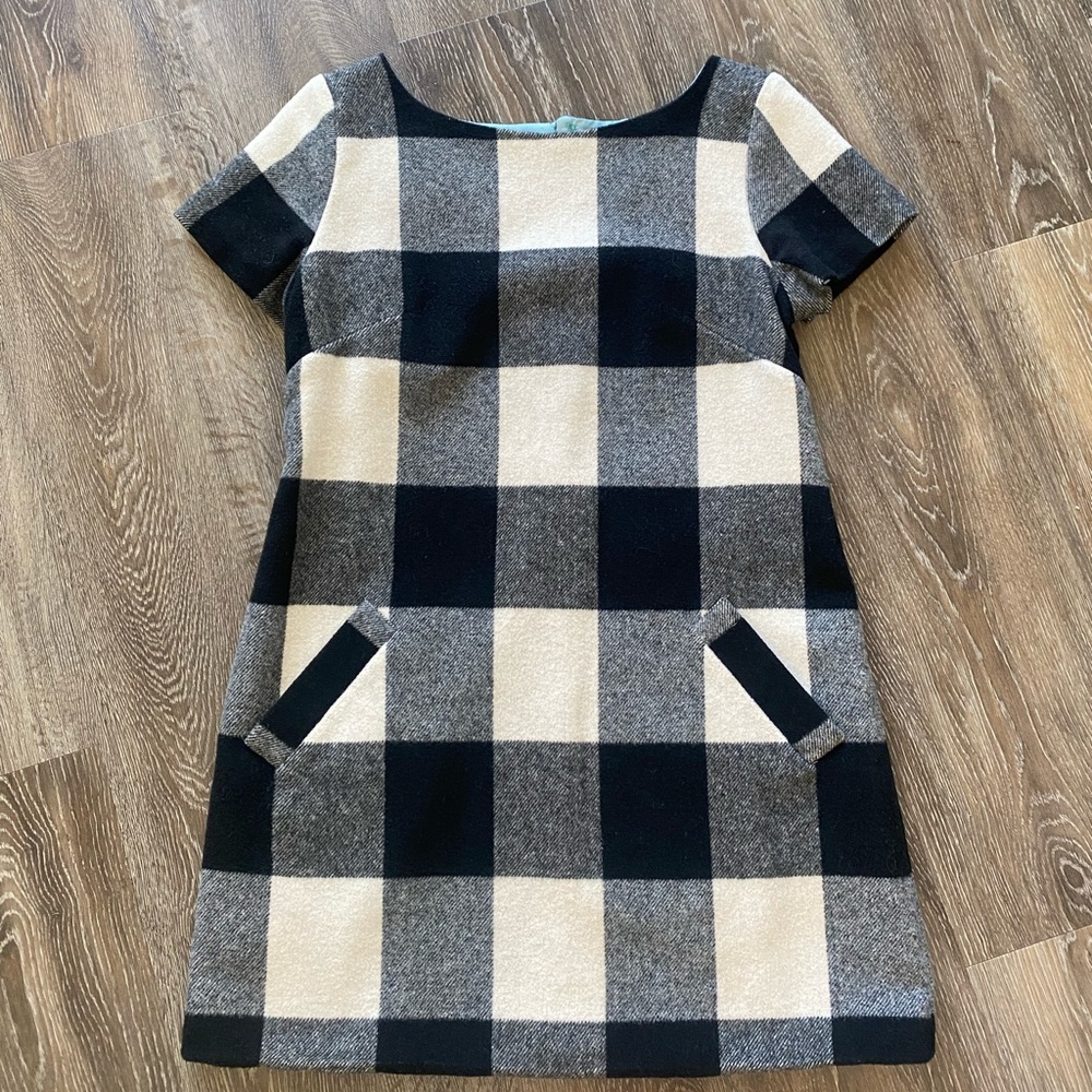 Nokomis Wool Plaid Shift Dress